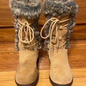 LL Bean Tek 2.5 insulated 100gm Winter Boots Suede Women’s Size 8M